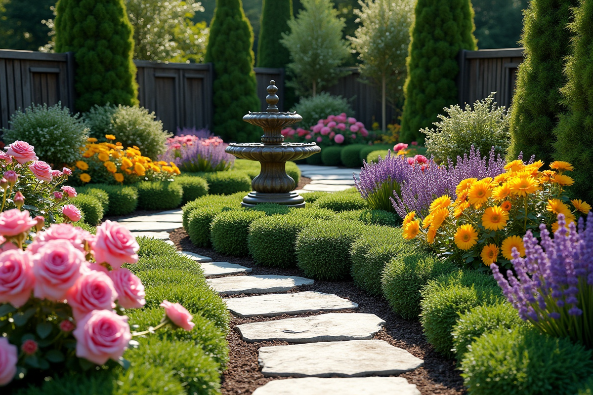 massif fleuri