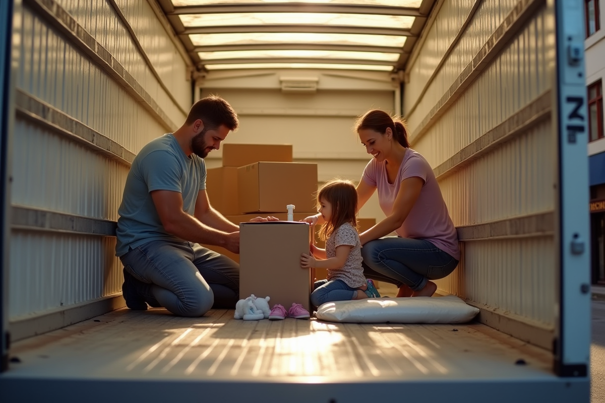 camion déménagement